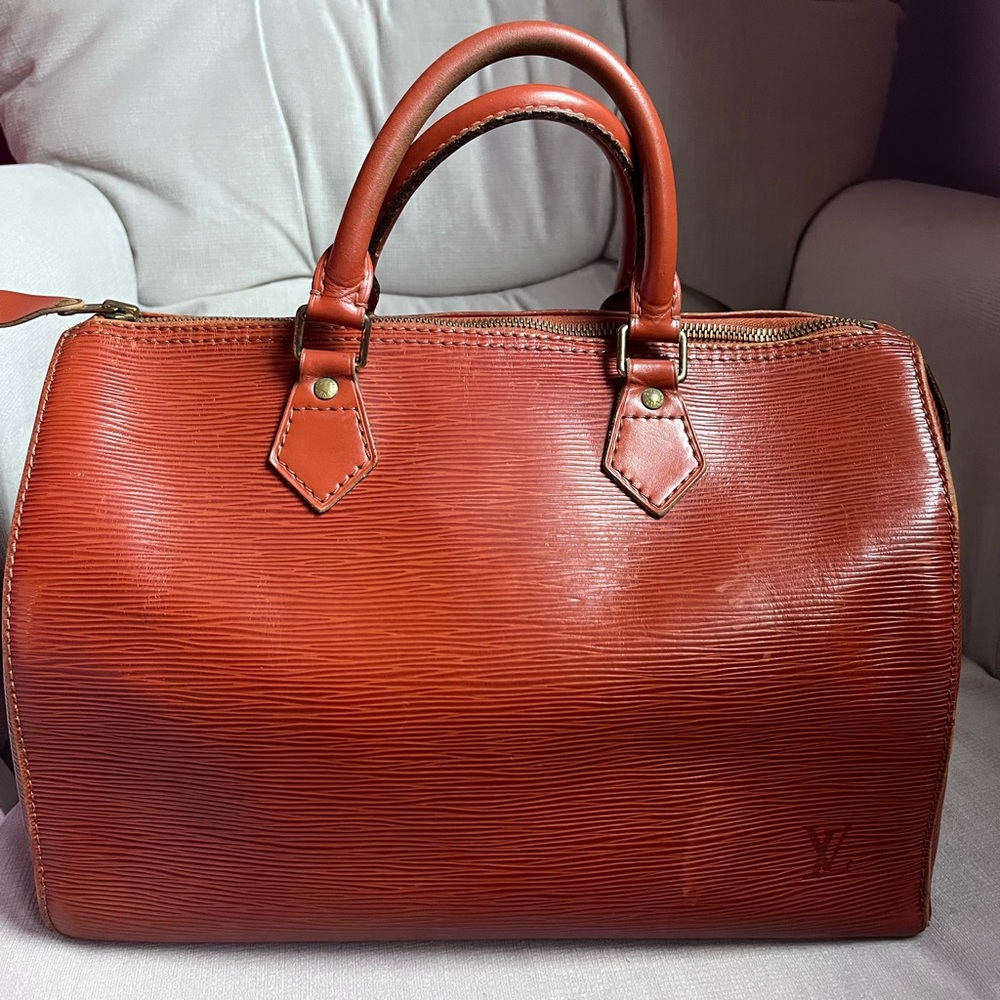Louis Vuitton Epi Speedy 30 Handbag